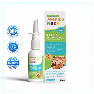 AM Kids Nose - Hỗ trợ kháng khuẩn, chống viêm, bảo vệ, phòng ngừa các vấn đề về mũi, xoang cho trẻ sơ sinh và trẻ nhỏ